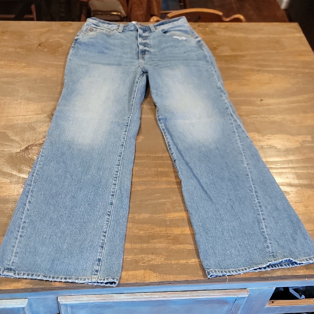Classic Denim Wide Leg Jeans for Women